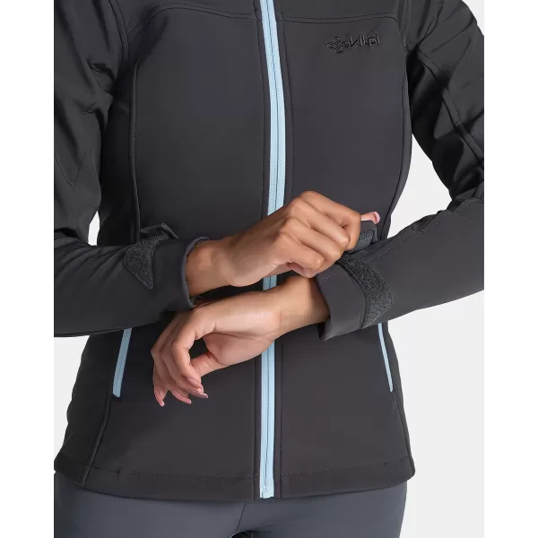  Softshelljacke für Damen KILPI RAVIA-W TL0109KI DUNKELGRAU/BLAU 