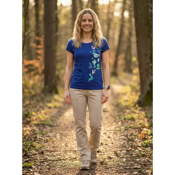  Damen-T-Shirt ALTISPORT ALW175122 KÖNIGSBLAU 