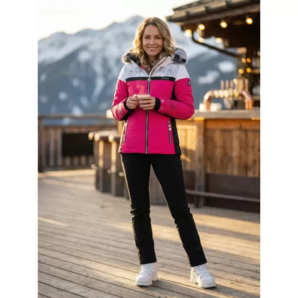  Winterjacke für Damen KIXMI RUBIE ROSA 