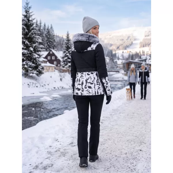  Winterjacke für Damen ALTISPORT BIANCA SCHWARZ 
