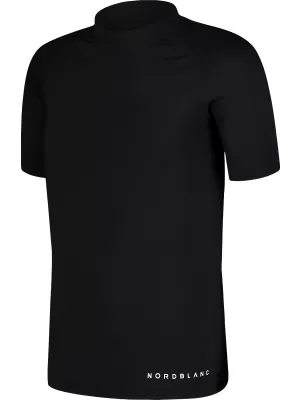 Kinder-T-Shirt mit UV-Schutz NORDBLANC BRINY NBSKF7870 SCHWARZ