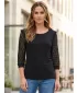 Damen-T-Shirt KIXMI REBECA SCHWARZ