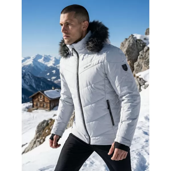  Herren-Winterjacke ALTISPORT BALDER HELLGRAU 