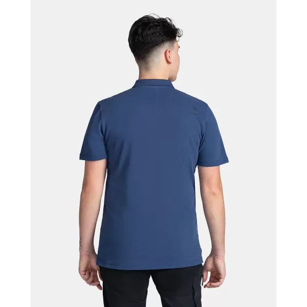  Herren-T-Shirt mit Kragen KILPI VILAR-M TM0371KI DUNKELBLAU 