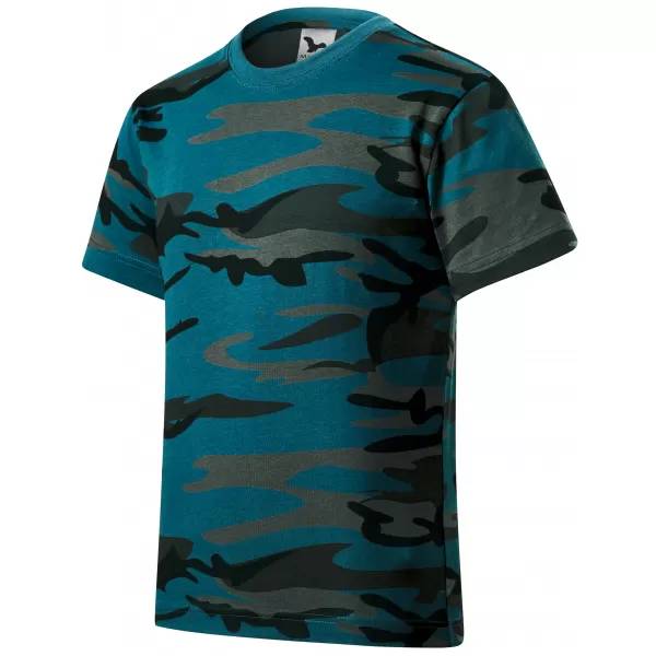  Kinder-T-Shirt MALFINI CAMOUFLAGE 149 TARNUNG/BENZIN 