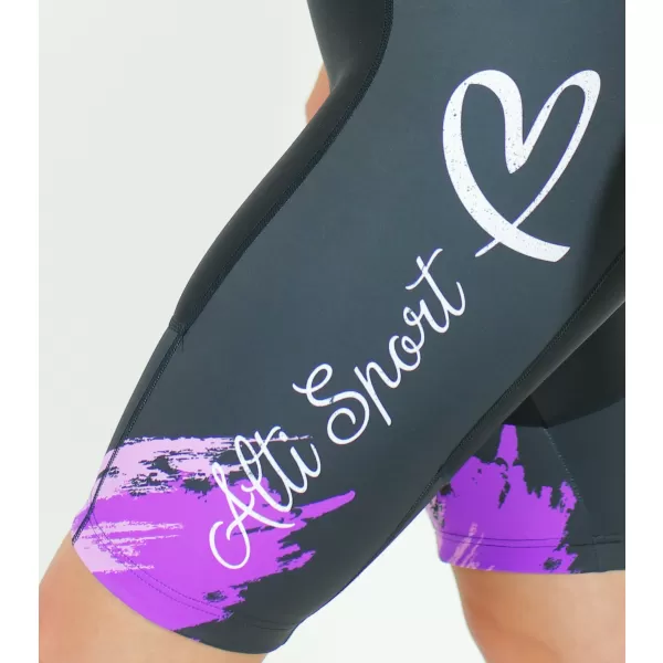  Premium-Radshorts für Damen ALTISPORT SWE/ALW01S14 LILA 