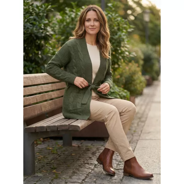  Damenpullover KIXMI RENATA MILITÄR 