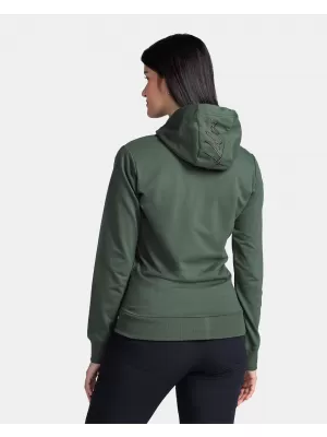 Damen-Sweatshirt KILPI TARALI-W TL0212KI DUNKELGRÜN
