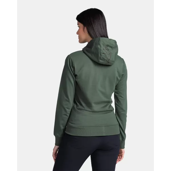  Damen-Sweatshirt KILPI TARALI-W TL0212KI DUNKELGRÜN 