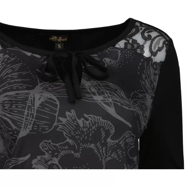  Damen-T-Shirt ALTISPORT BELINDA SCHWARZ 