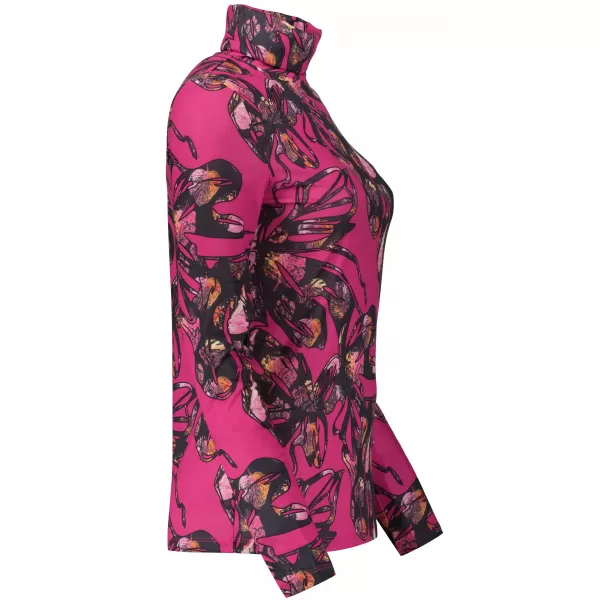  Rollkragenpullover für Damen KIXMI RINA ROSA 