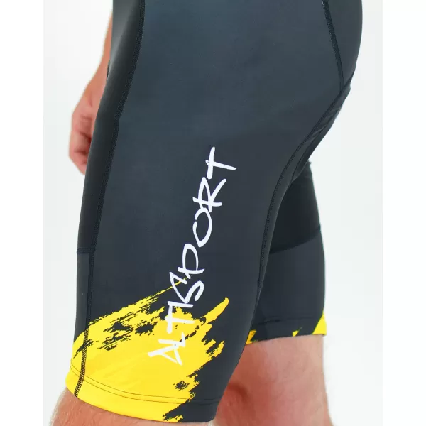  Premium-Radhose für Herren ALTISPORT SWE/ALM01S13 GELB 