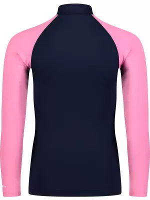 Damen-T-Shirt NORDBLANC WATER NBSLF7865 BLAU/ROSA