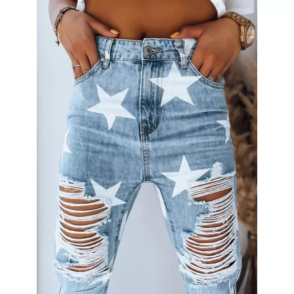 Damenhosen DSTREET CALI UY1487 BLAU 