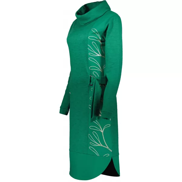  Sweatshirt-Kleid für Damen KIXMI RENIE GRÜN 