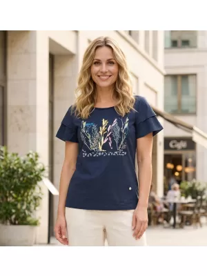 Damen-T-Shirt KIXMI RIANNA DUNKELBLAU