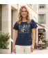 Damen-T-Shirt KIXMI RIANNA DUNKELBLAU
