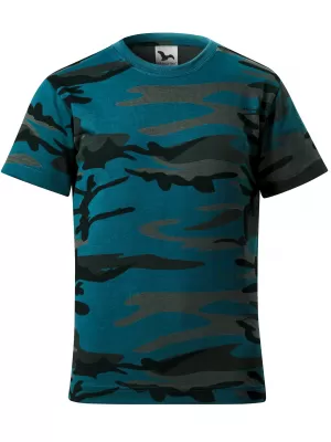 Kinder-T-Shirt MALFINI CAMOUFLAGE 149 TARNUNG/BENZIN
