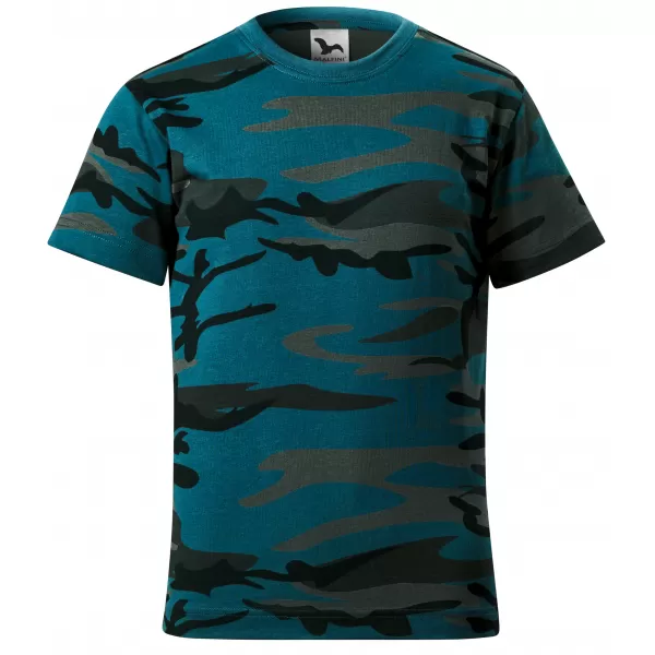  Kinder-T-Shirt MALFINI CAMOUFLAGE 149 TARNUNG/BENZIN 