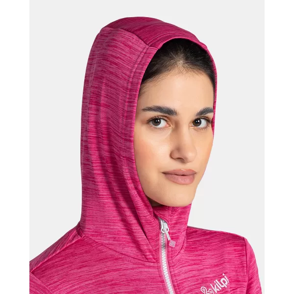  Fleece-Sweatshirt für Damen KILPI SEVELEN-W TL0203KI ROSA 