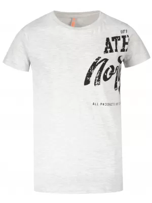 T-Shirt für Mädchen NORDBLANC NBSKT6310L HELLGRAUE HIGHLIGHTS