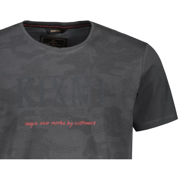  Herren-T-Shirt KIXMI RADLY DUNKELGRAU 