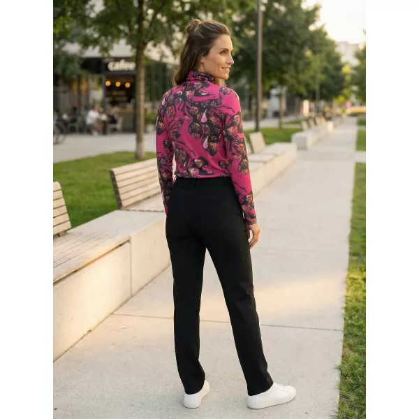  Rollkragenpullover für Damen KIXMI RINA ROSA 