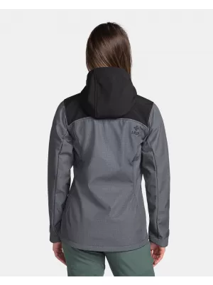 Softshelljacke für Damen KILPI RAVIA-W TL0109KI DUNKELGRAU