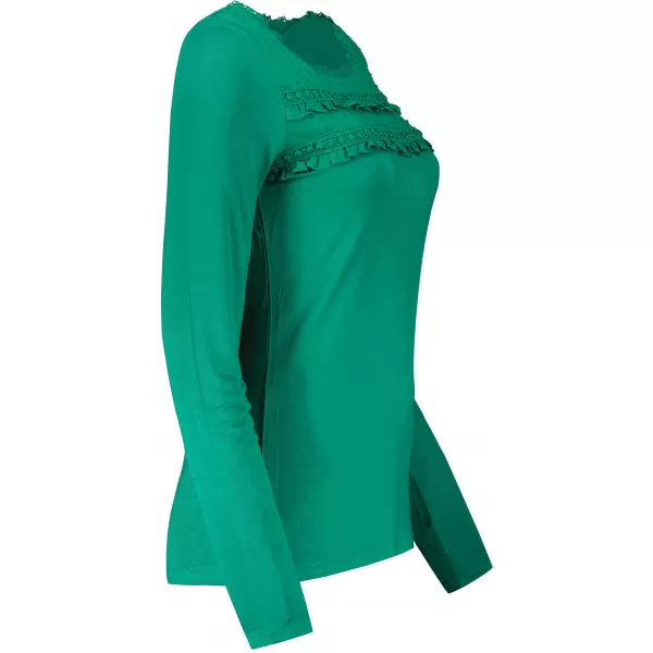  Damen-T-Shirt KIXMI RACHEL DUNKELGRÜN 