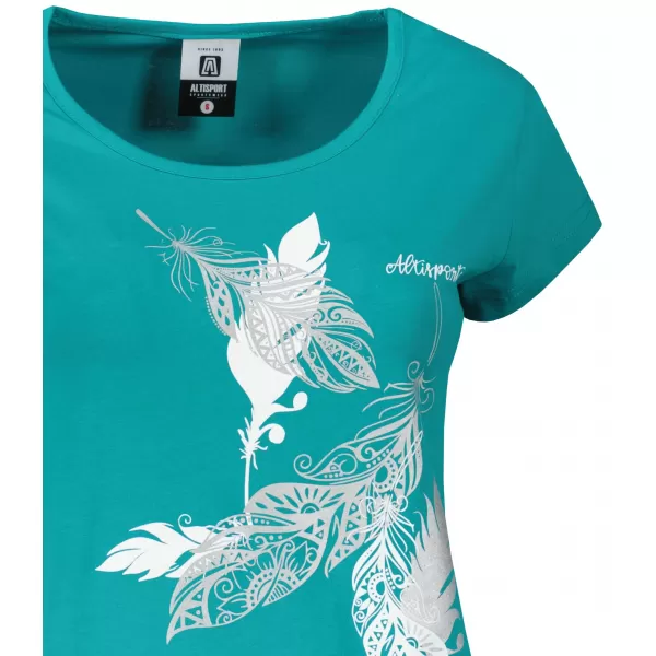  Damen-T-Shirt ALTISPORT ALW178120 DUNKLES TÜRKIS 