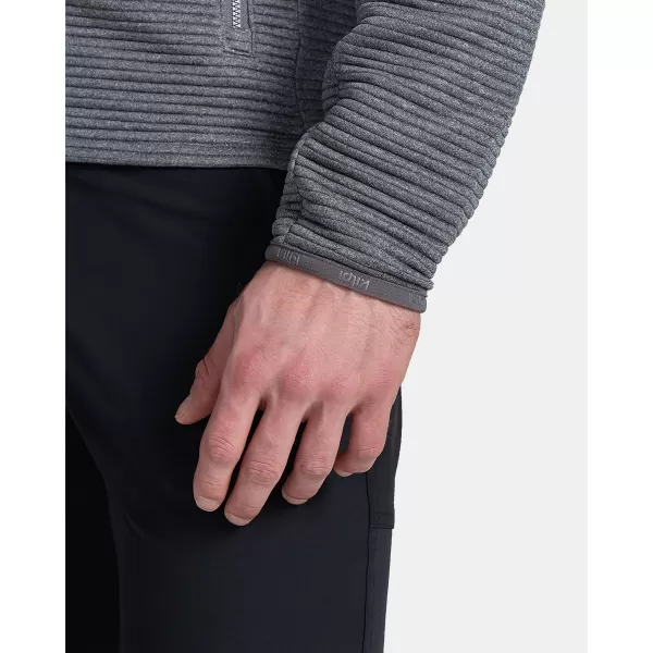  Fleece-Sweatshirt für Herren KILPI TANALI-M TM0202KI DUNKELGRAU 