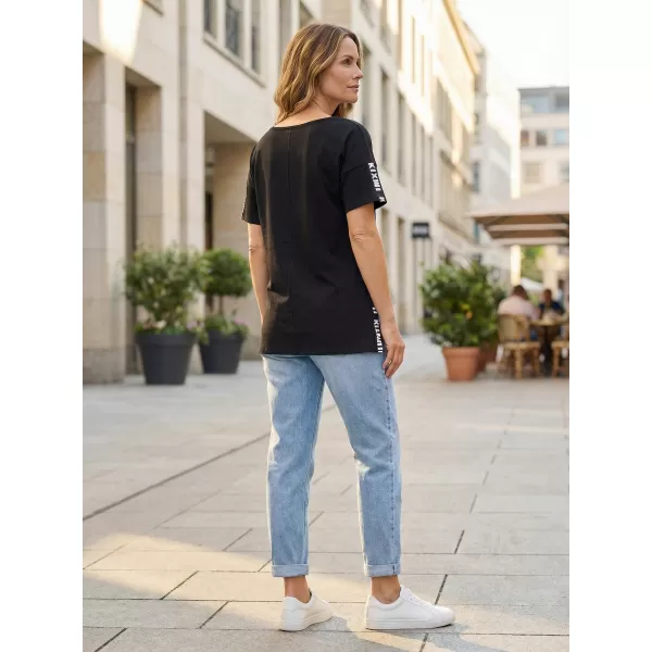  Damen-T-Shirt KIXMI RANYA SCHWARZ 