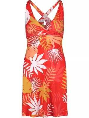 Kleid NORDBLANC V-NECK NBSLD7804 ORANGEFARBENE TINTE