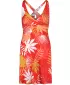Kleid NORDBLANC V-NECK NBSLD7804 ORANGEFARBENE TINTE