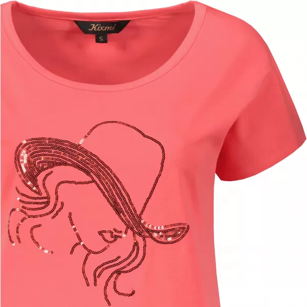 Damen-T-Shirt KIXMI ROCCA KORALLE 