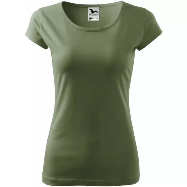  Damen-T-Shirt MALFINI PURE 122 KHAKI 