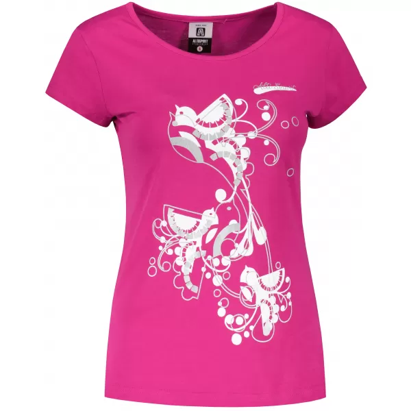  Damen-T-Shirt ALTISPORT ALW179122 FUCHSIE 