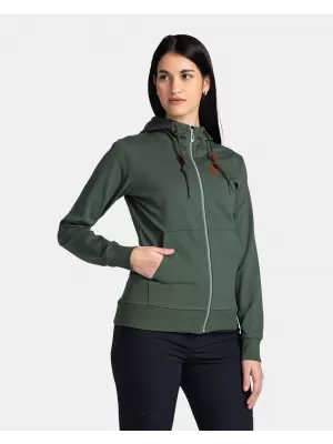 Damen-Sweatshirt KILPI TARALI-W TL0212KI DUNKELGRÜN