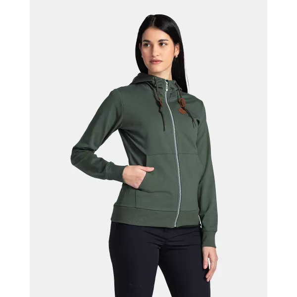  Damen-Sweatshirt KILPI TARALI-W TL0212KI DUNKELGRÜN 