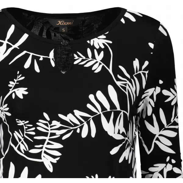  Damen-T-Shirt KIXMI ROAN SCHWARZ 