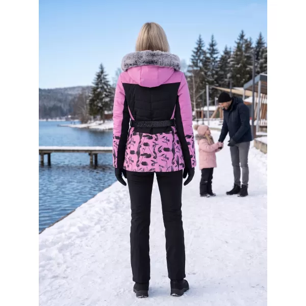  Winterjacke für Damen ALTISPORT BIANCA LILA 