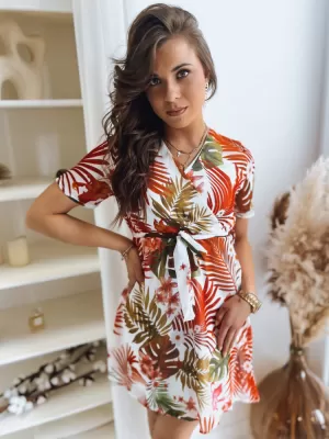 Kleid DSTREET MAINA EY2316 WEIß -RED
