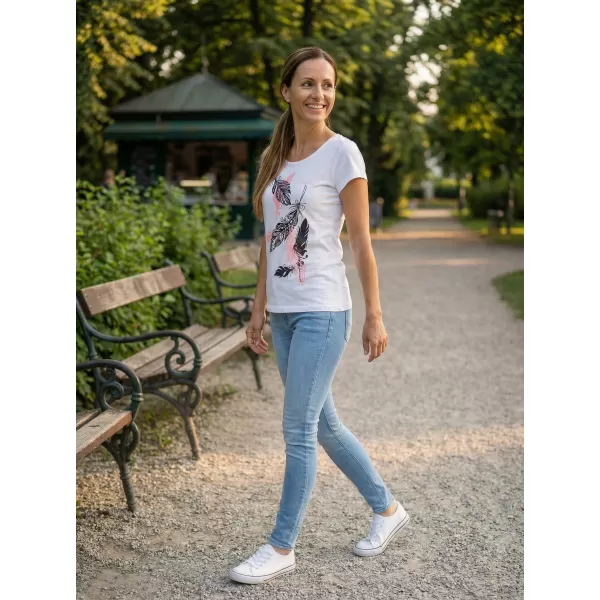  Damen-T-Shirt ALTISPORT ALW178122 WEIß 