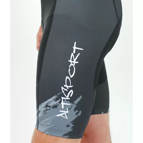  Premium-Radhose für Herren ALTISPORT SWE/ALM01S13 DUNKELGRAU 