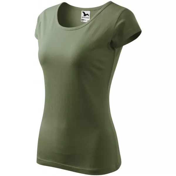  Damen-T-Shirt MALFINI PURE 122 KHAKI 