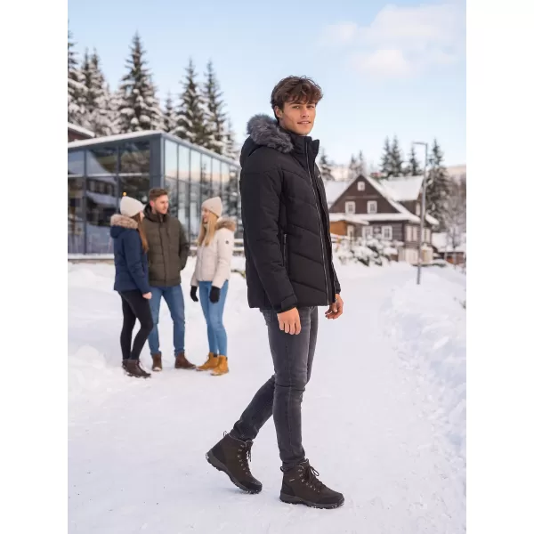  Herren-Winterjacke ALTISPORT BALDER SCHWARZ 