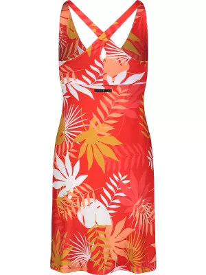 Kleid NORDBLANC V-NECK NBSLD7804 ORANGEFARBENE TINTE