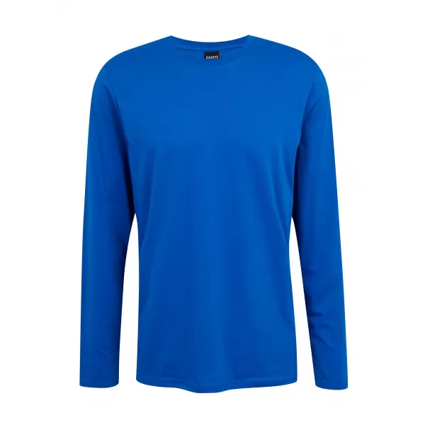  Herren-T-Shirt mit langen Ärmeln SAM 73 REGULUS MT 830 LEUCHTEND BLAU 
