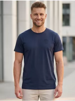 Herren-T-Shirt SAM 73 DIEGO MT 827 STAHLBLAU