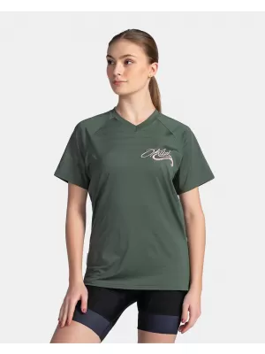 Damen-Radtrikot KILPI REMIDO-W TL0355KI DUNKELGRÜN